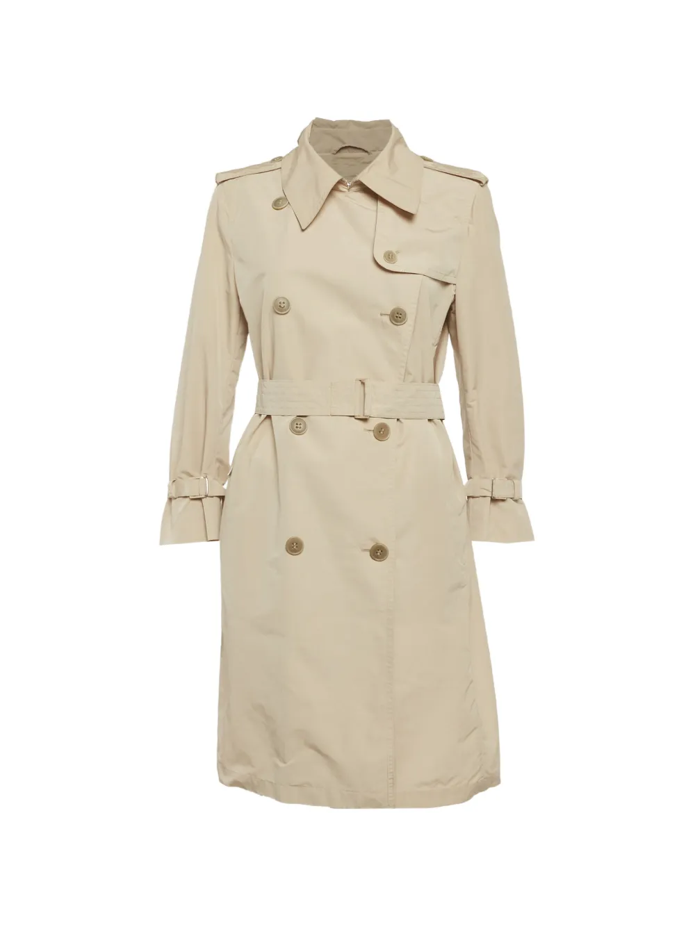 Max Mara double-breasted belted trench coat - Neutrals