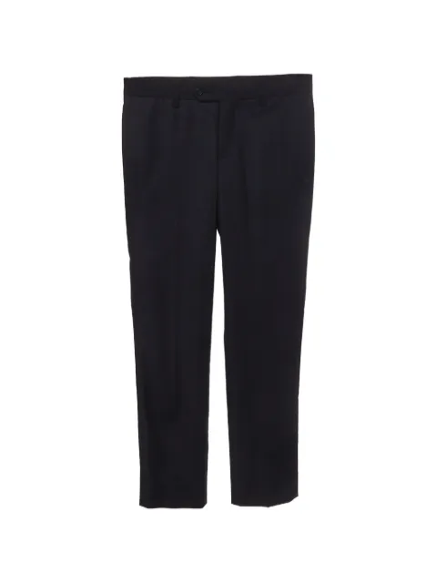 Emporio Armani Pre-Owned wool-blend tailored trousers