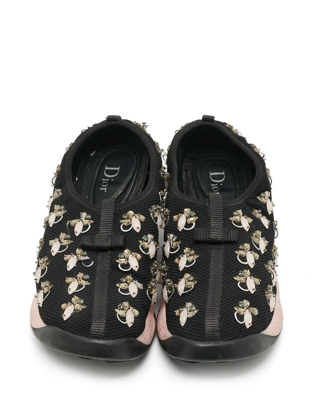 美品　Christian Dior ディオールフュージョンスニーカー　ビジュー Christian Dior Pre-Owned Fusion スニーカー | ブラック | FARFETCH JP