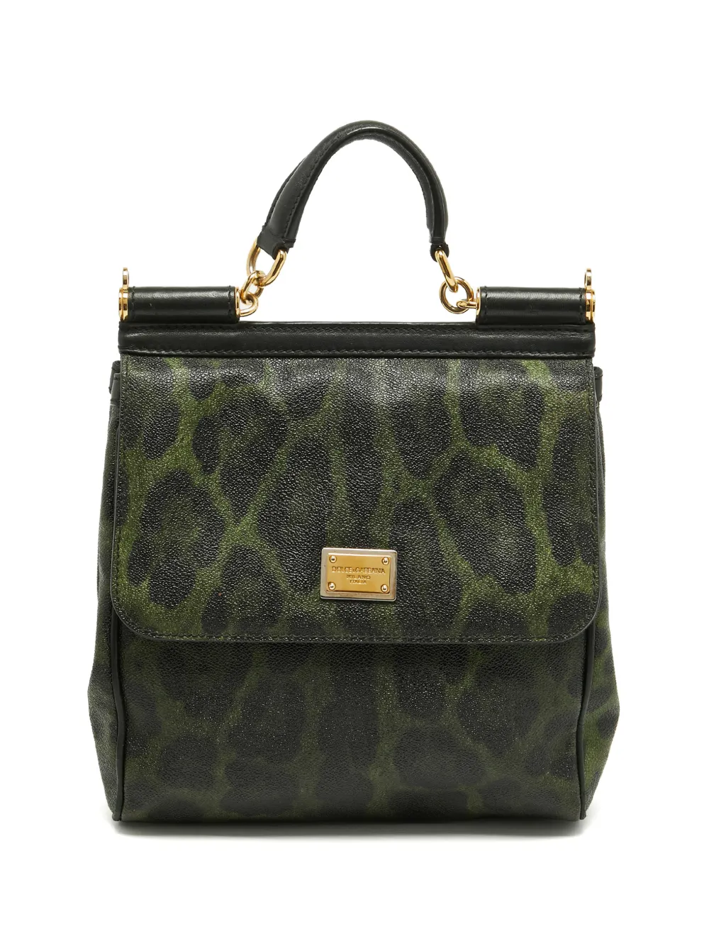 Dolce & Gabbana Pre-Owned Borsa tote Miss con stampa - Verde