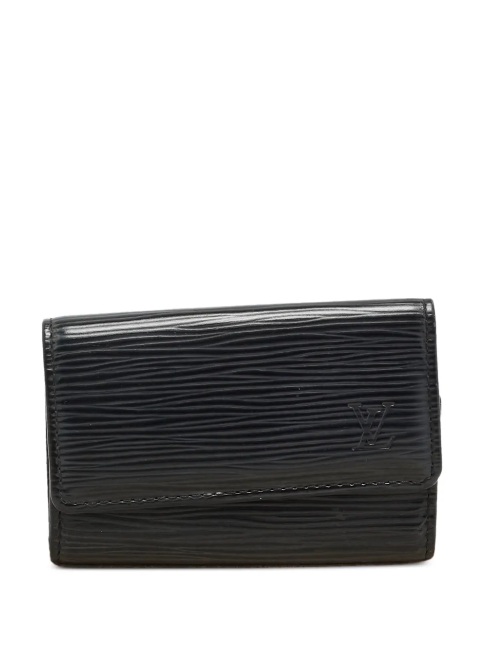 Louis Vuitton Pre-Owned 6 leather key holder - Schwarz