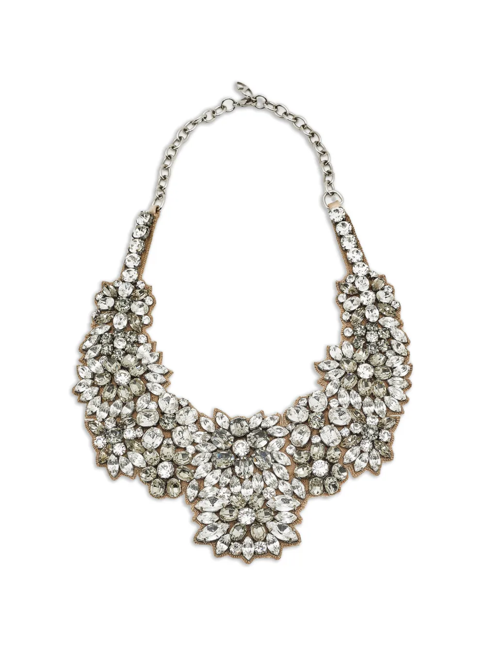 Valentino Garavani Pre-Owned crystal-embellished necklace - Argento