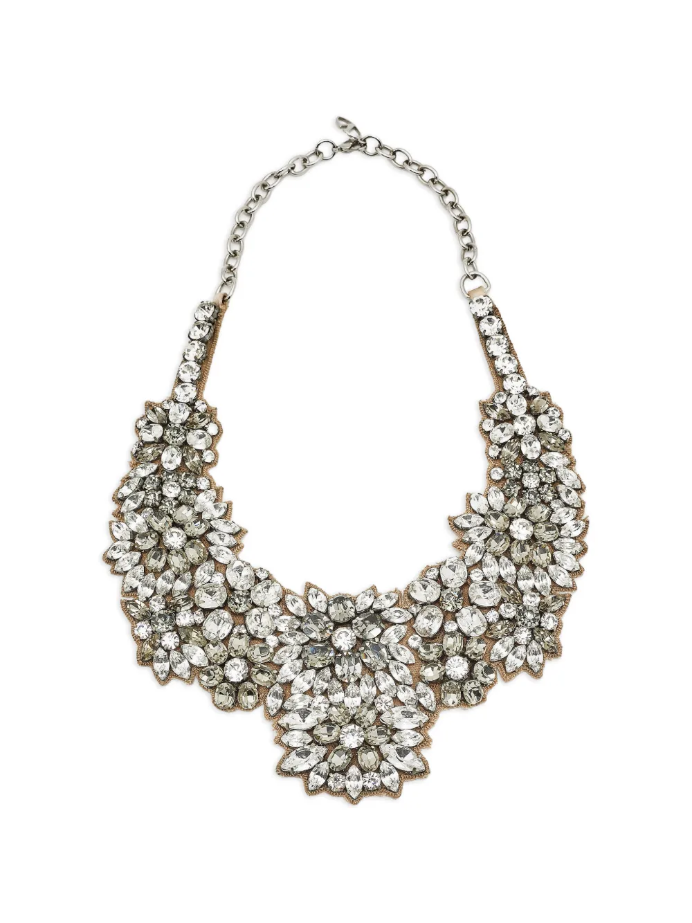 Valentino Garavani Pre-Owned crystal-embellished necklace - Argento