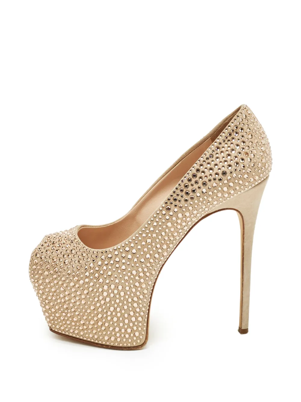 Giuseppe Zanotti Vintage Pumps Liza con cristalli - Toni neutri