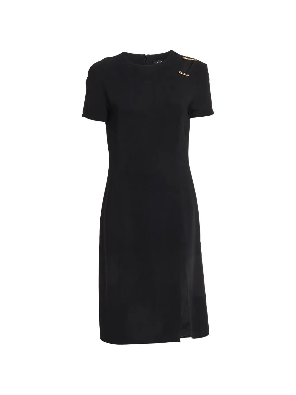 Versace Pre-Owned safety-pin midi dress - Nero