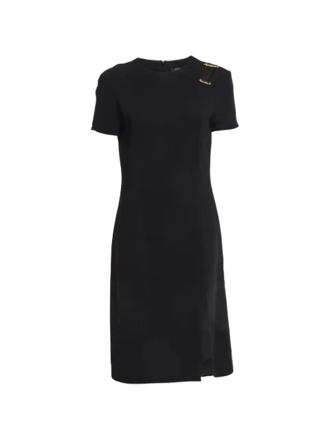 Versace Pre-Owned vestido midi con imperdible