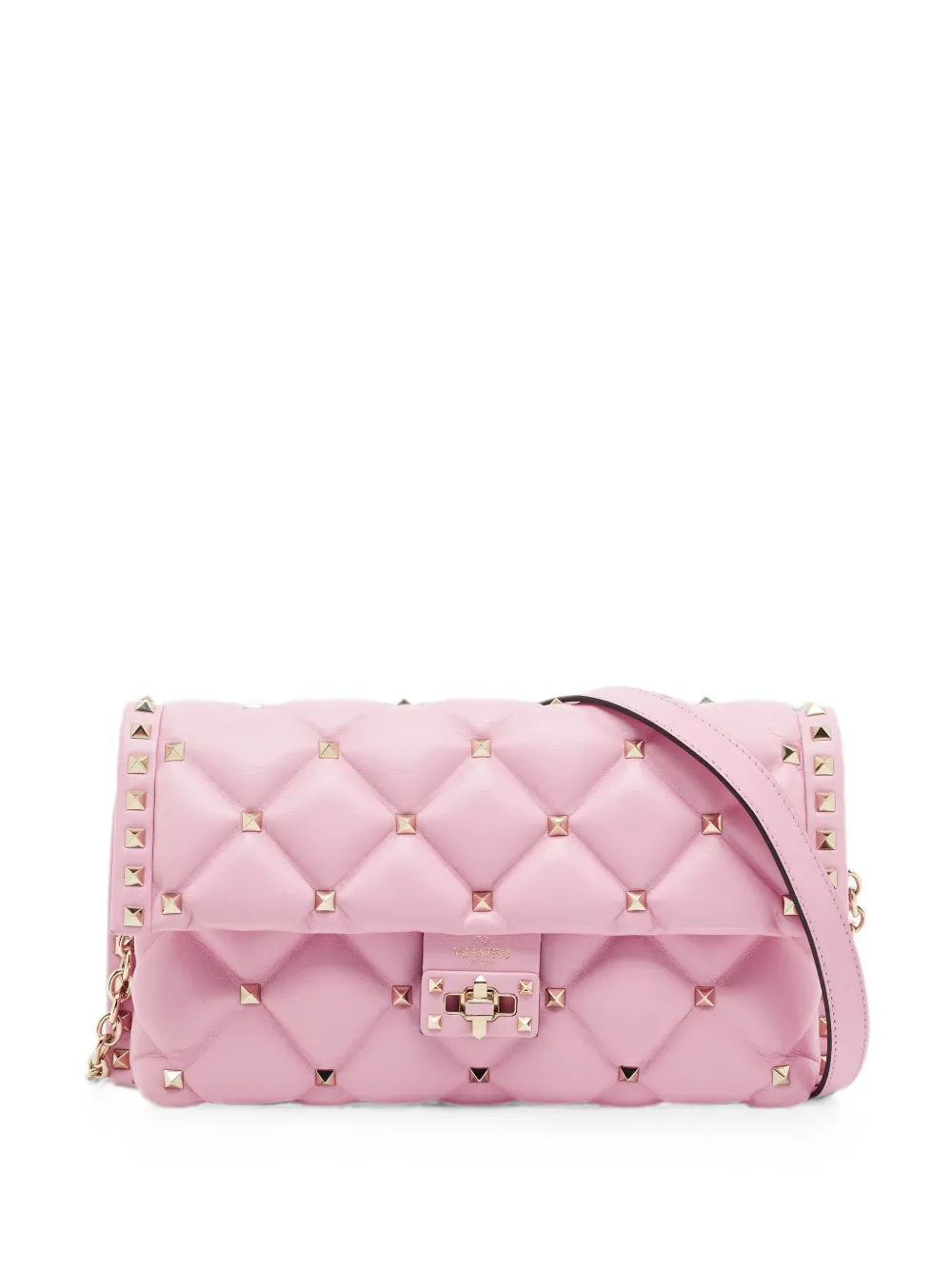 Valentino Garavani Pre-Owned Candystud quilted shoulder bag - Rosa