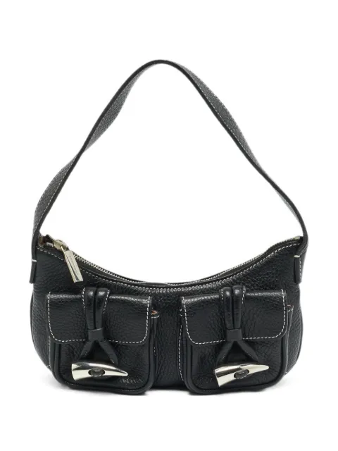 Burberry Pre-Owned double-pocket leather shoulder bag