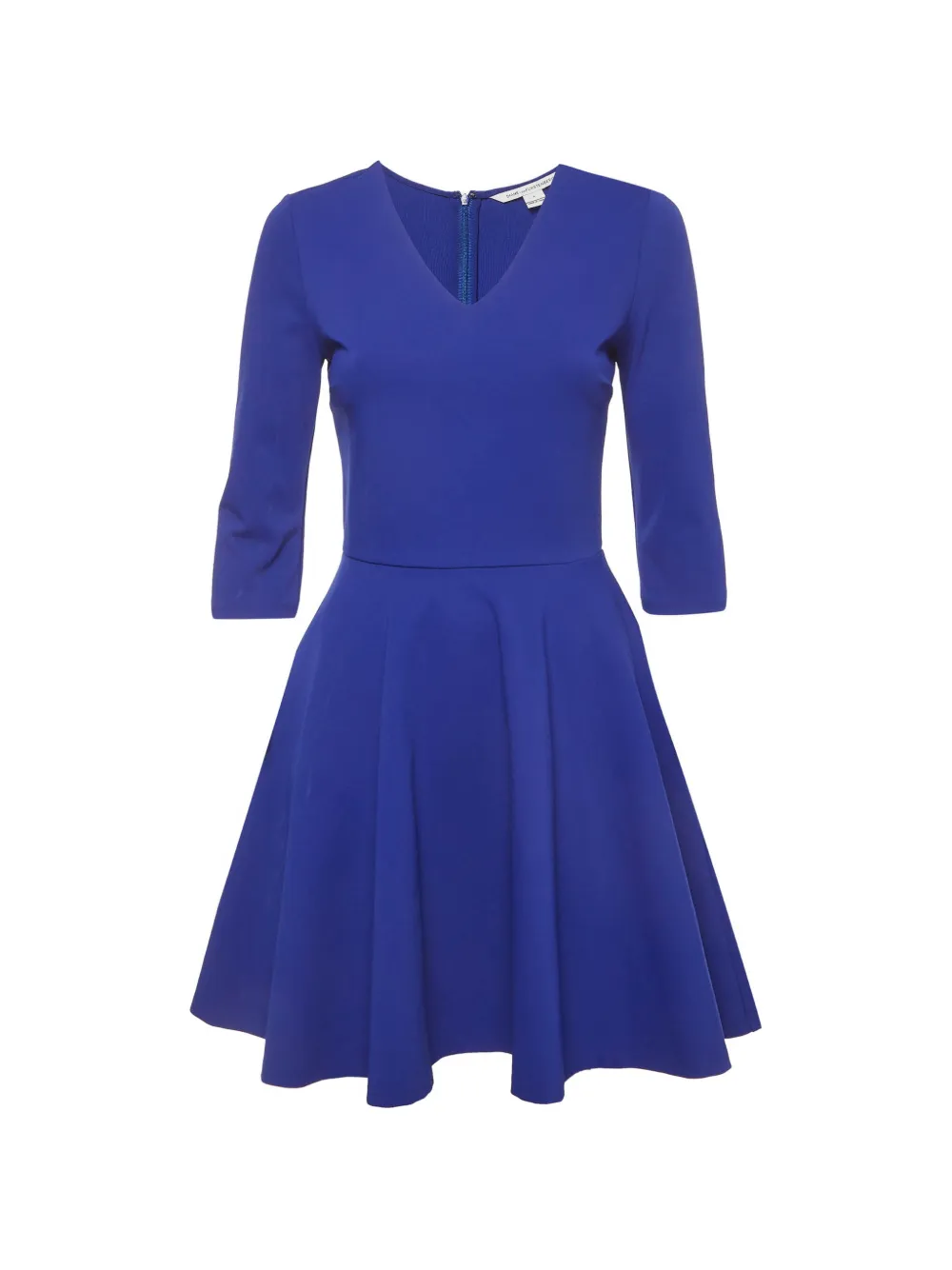 DVF Diane von Furstenberg Ausgestelltes Jeannie Kleid - Blau