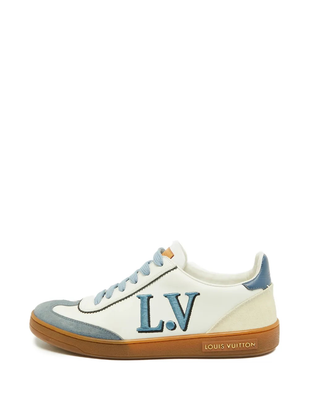 Louis Vuitton Pre-Owned LV embroidered low-top sneakers - Weiß