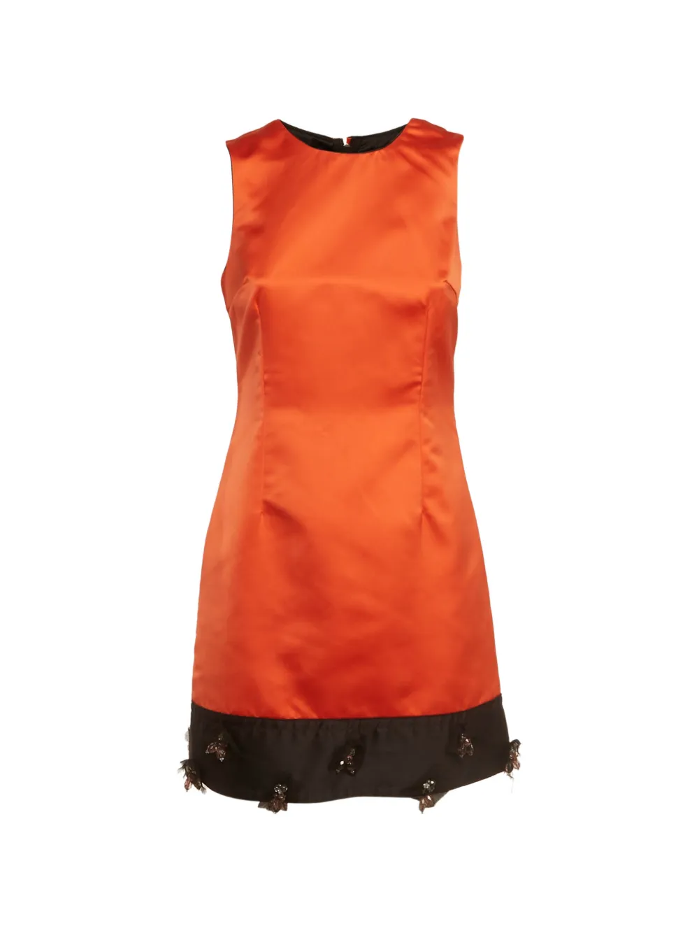 Dolce & Gabbana Pre-Owned embellished-hem mini dress - Arancione