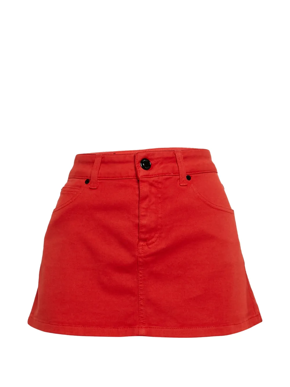 Gucci Pre-Owned mini logo-appliqué skirt - Arancione