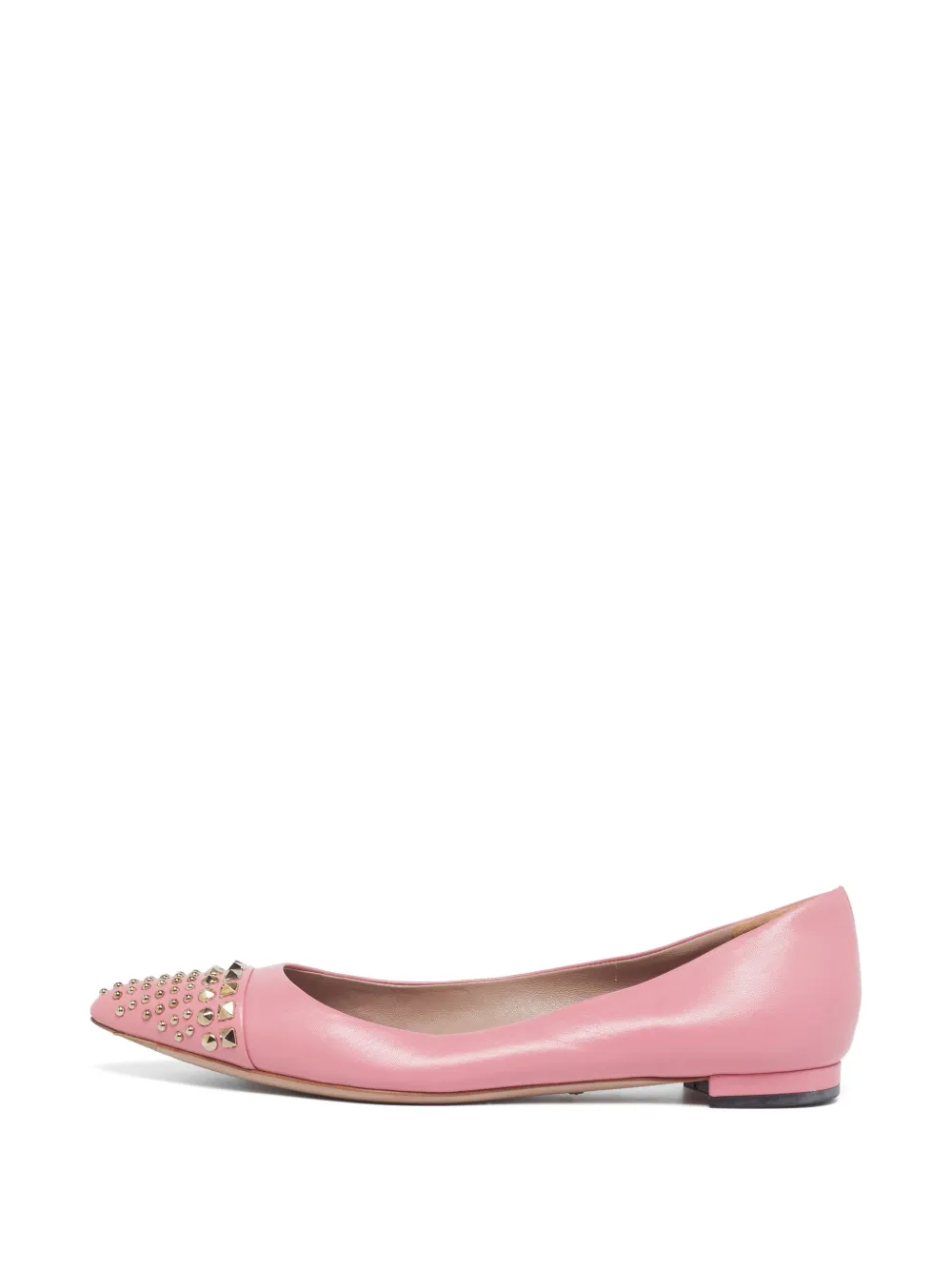 Gucci Pre-Owned Coline studded leather ballet flats - Rosa