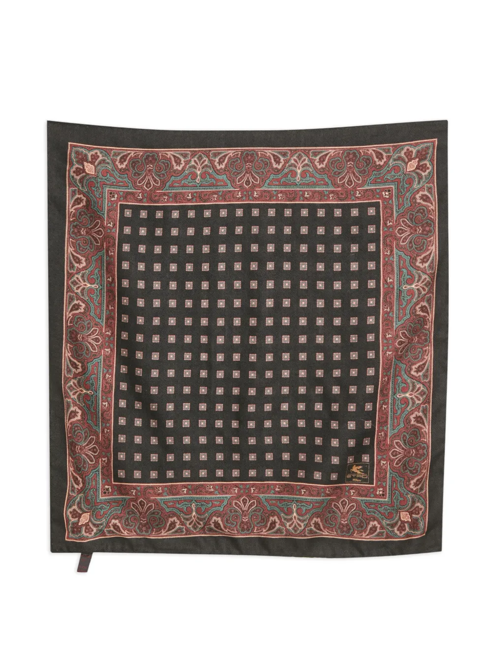 Etro Pre-Owned paisley-print scarf - Nero