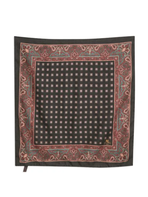 Etro Pre-Owned mascada con estampado de cachemira