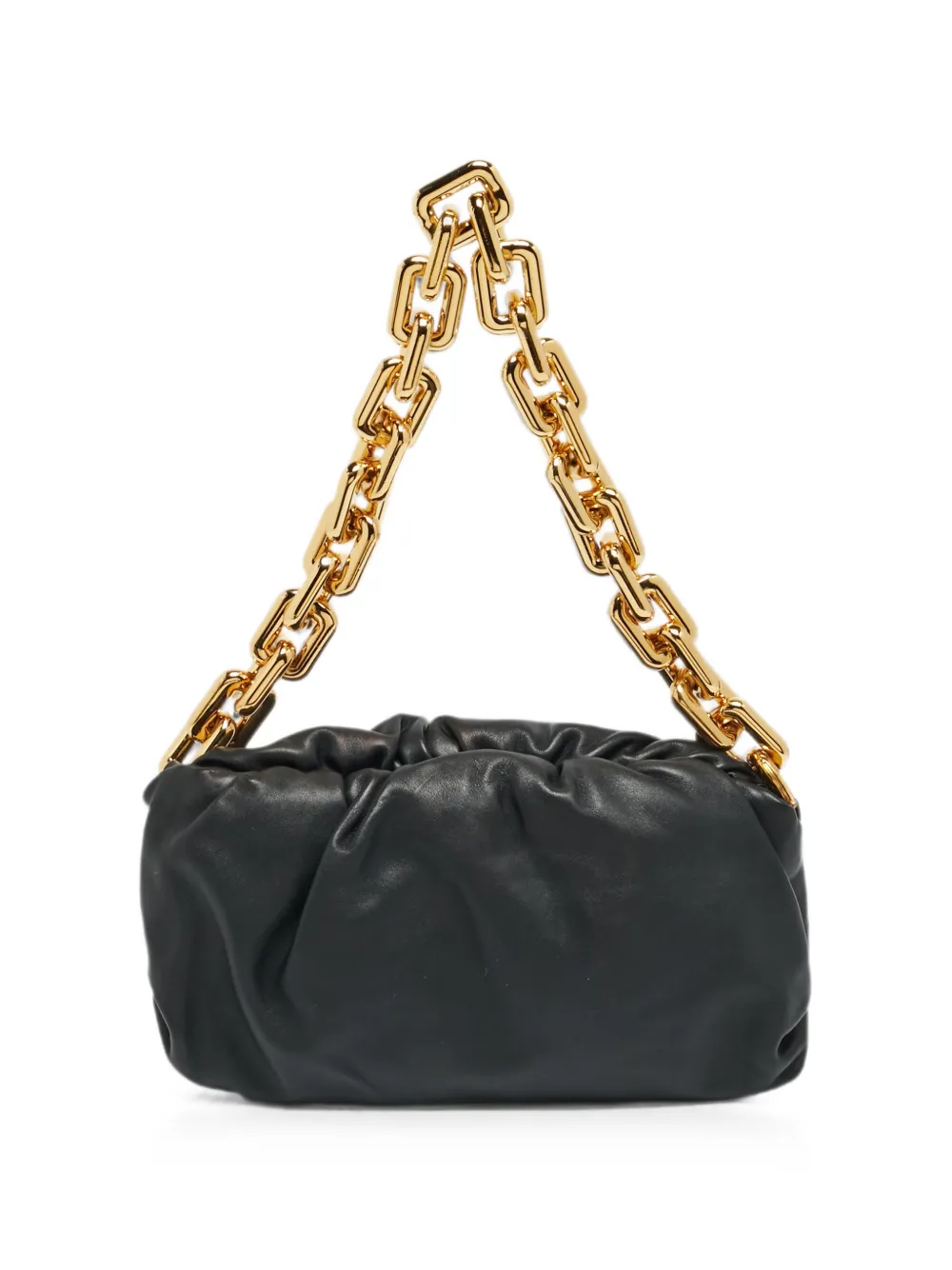 Bottega Veneta Pre-Owned The Chain Pouch leather clutch bag - Nero
