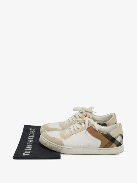 Burberry Pre-Owned Check sneakers