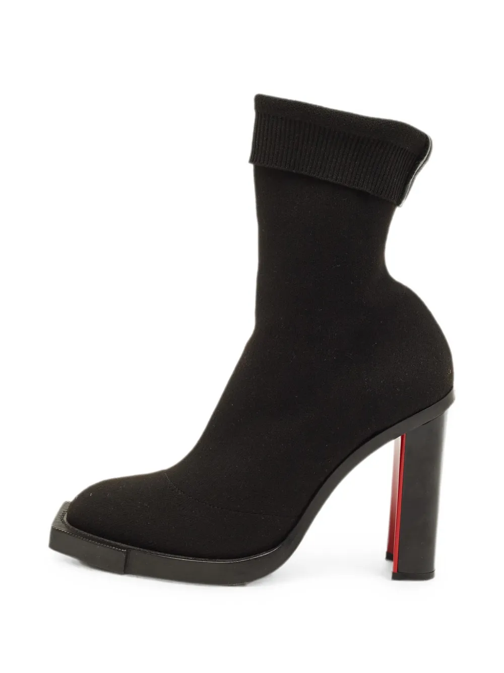 Alexander McQueen Pre-Owned stretch-fabric ankle boots - Black