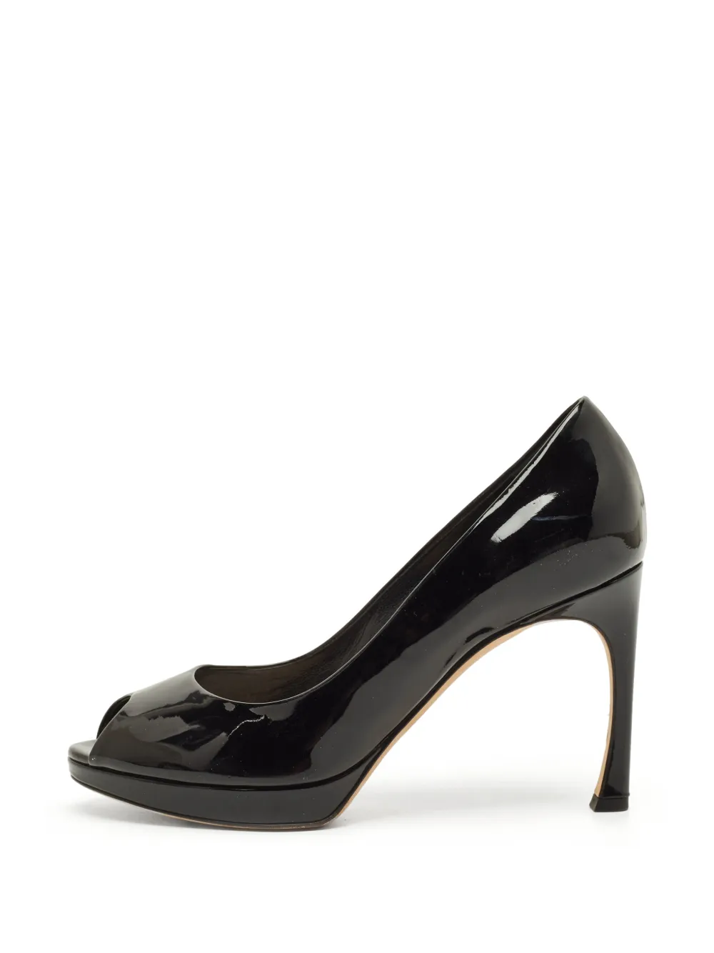 Christian Dior Pre-Owned Diorella Peeptoe-Pumps - Schwarz