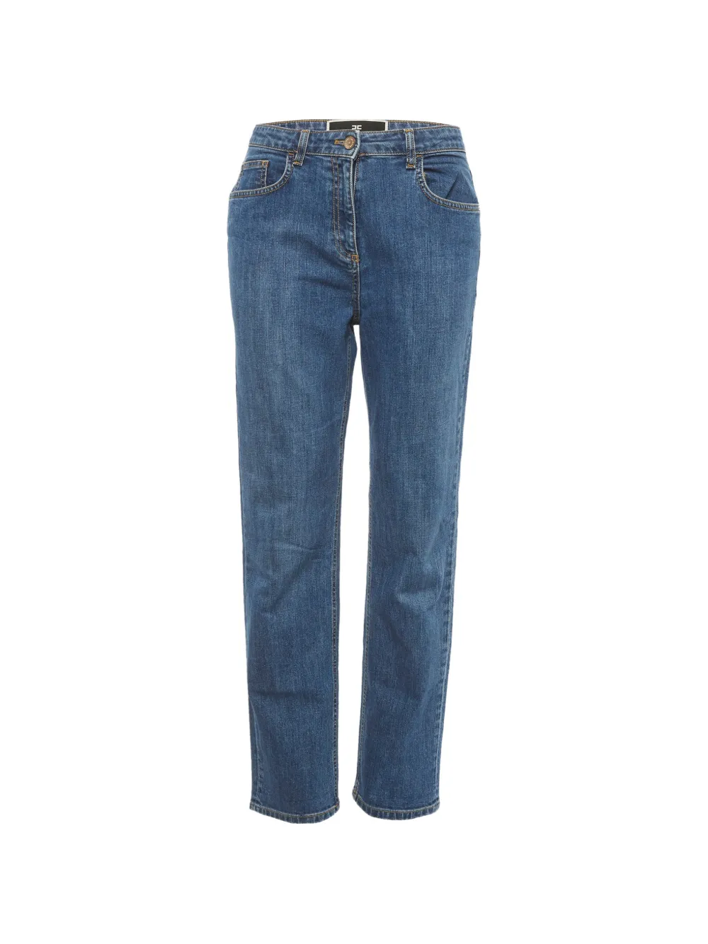 Elisabetta Franchi Jeans skinny con effetto schiarito - Blu