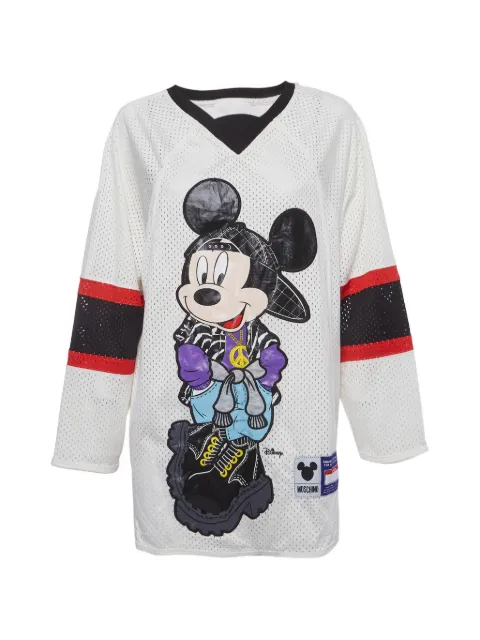 Moschino Pre-Owned Mickey Mouse graphic mesh top
