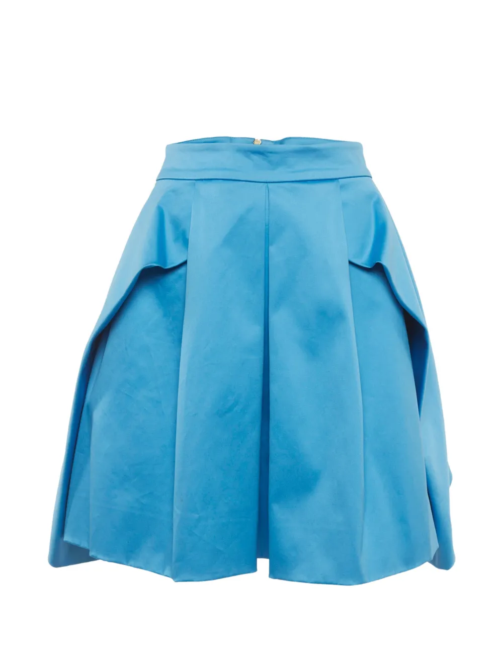 Versace Pre-Owned pleated mini skirt - Blu