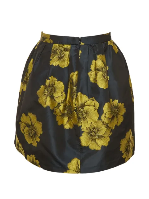 Etro Pre-Owned floral-jacquard mini skirt