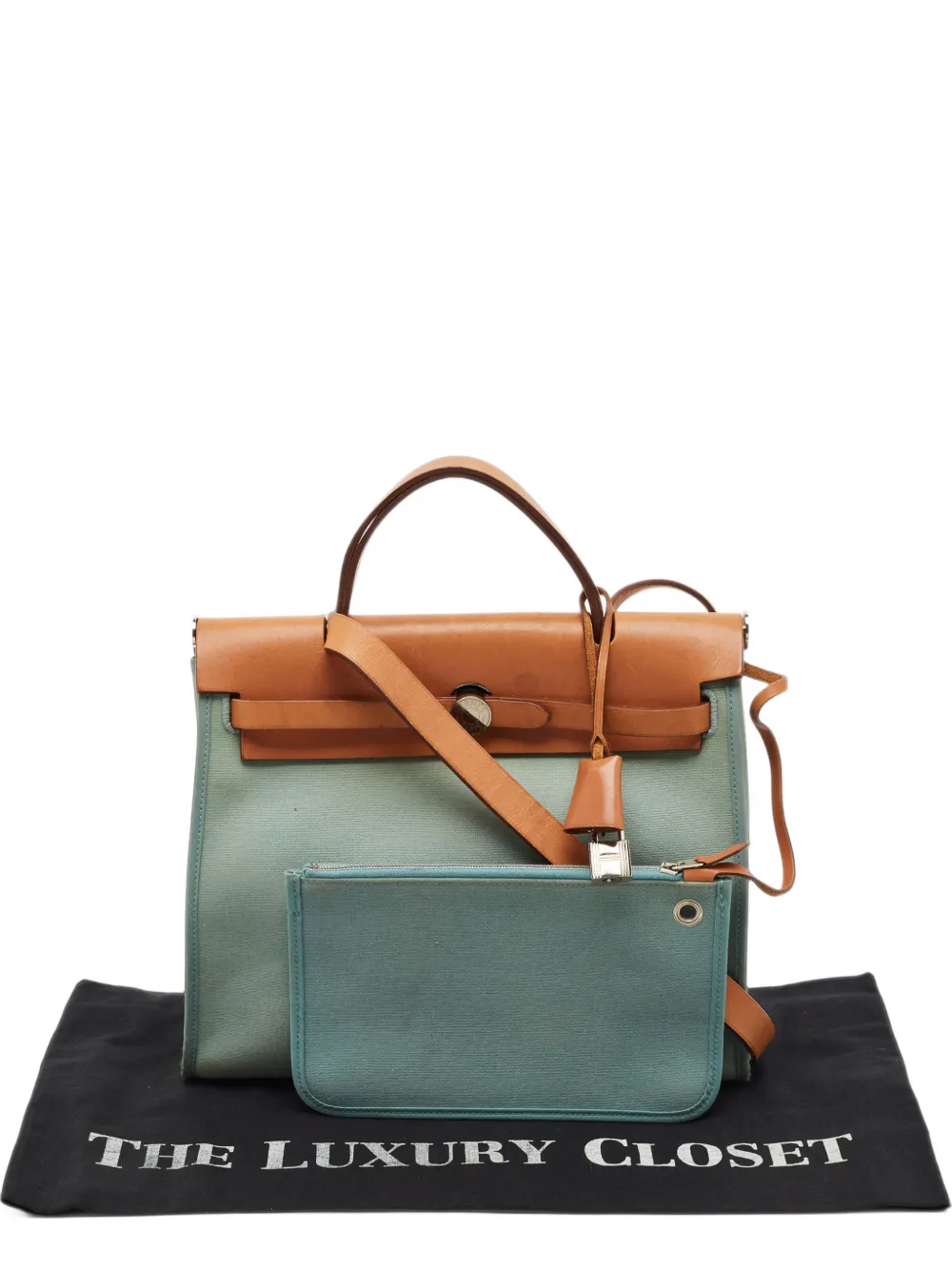 Hermès Pre-Owned 31 Herbag Zip Tote Bag - Blau