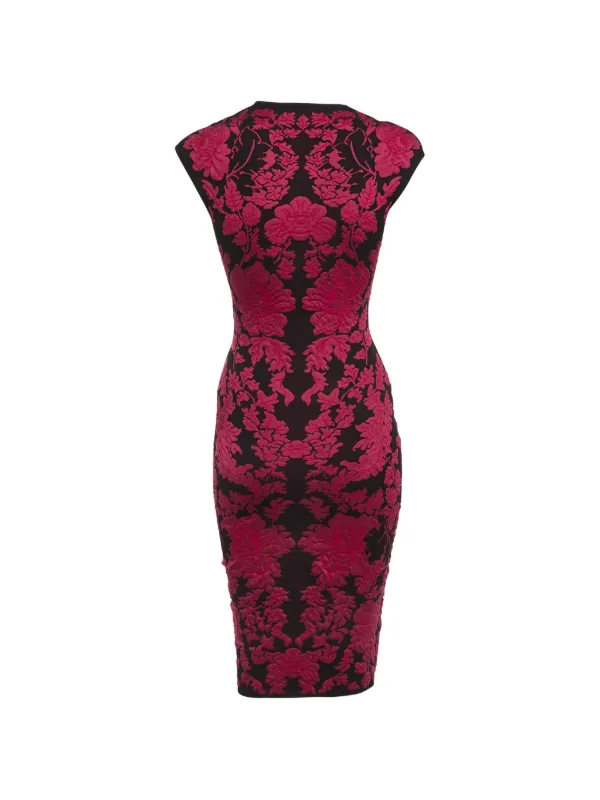 alexander mcqueen bodycon dress McQ by Alexander McQueen Green Rib Knit Bodycon Dress M