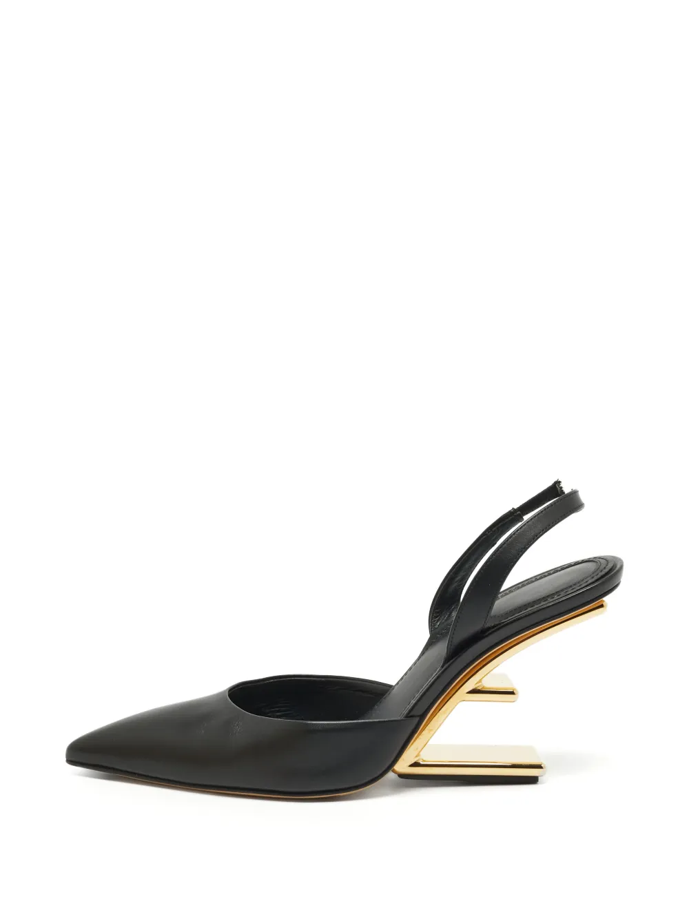 Fendi Pre-Owned First pointed slingback pumps - Nero
