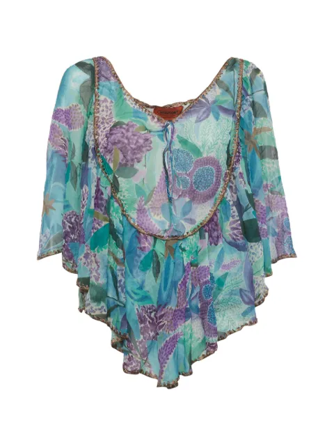 Missoni Pre-Owned floral-print silk blouse