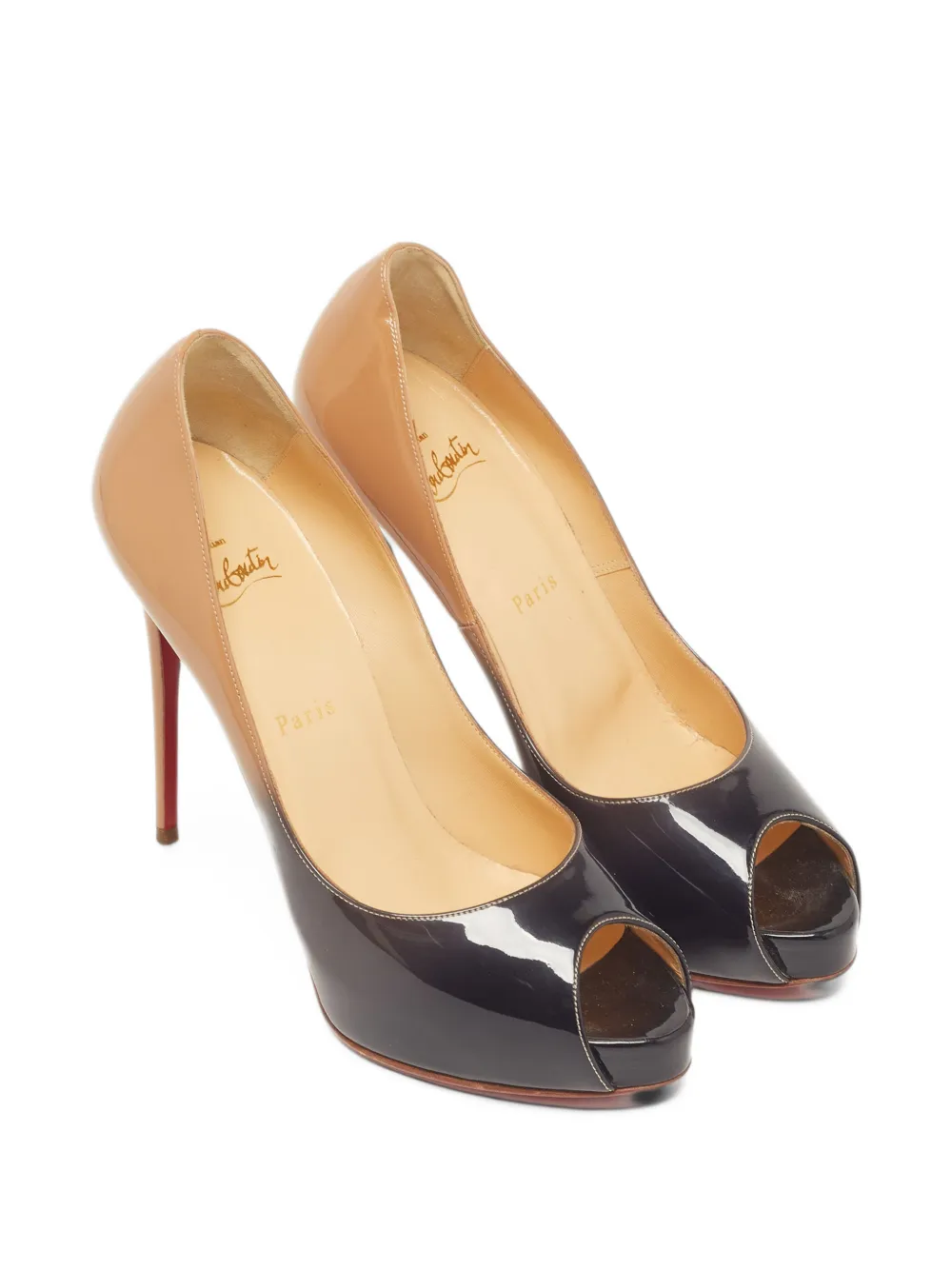 Christian Louboutin Pre-Owned Very Prive platform pumps - Nude