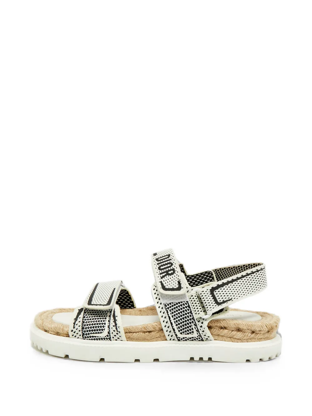 Christian Dior Pre-Owned DiorAct touch-strap sandals - Weiß