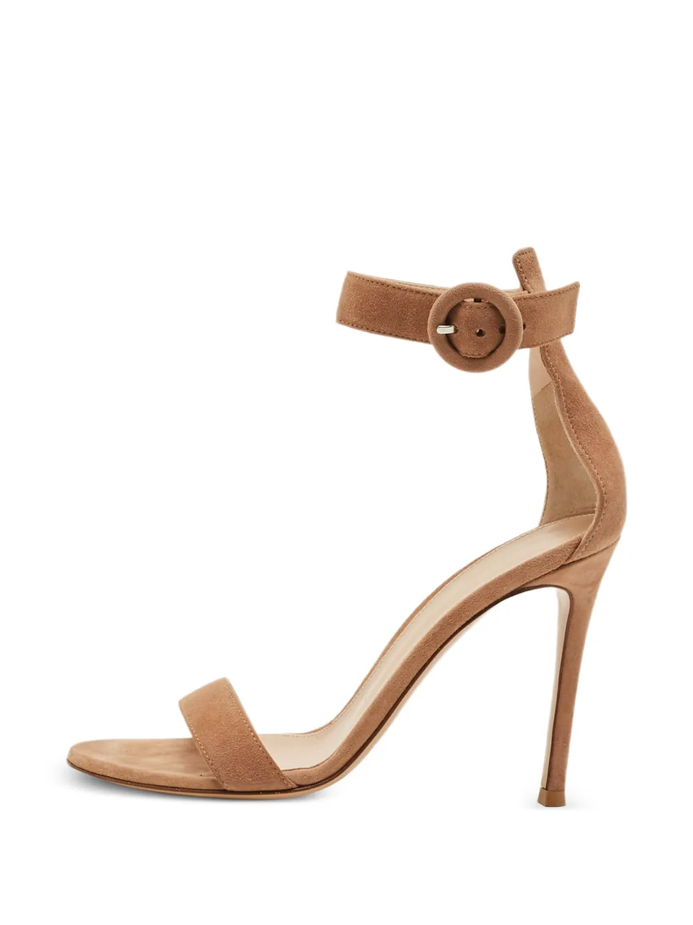 Gianvito Rossi Portofino ankle-strap heeled sandals - Nude