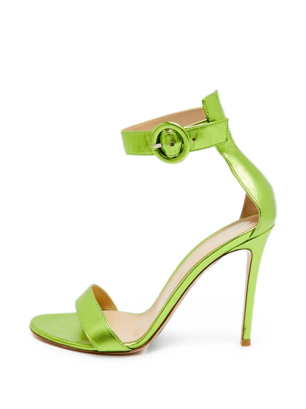 Gianvito Rossi Portofino ankle strap heeled sandals - Verde