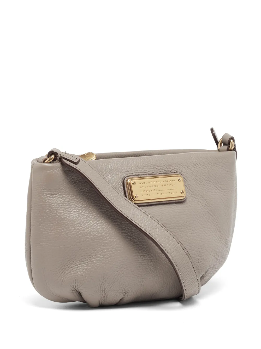 Marc By Marc Jacobs Classic Q Percy leather shoulder bag - Grigio