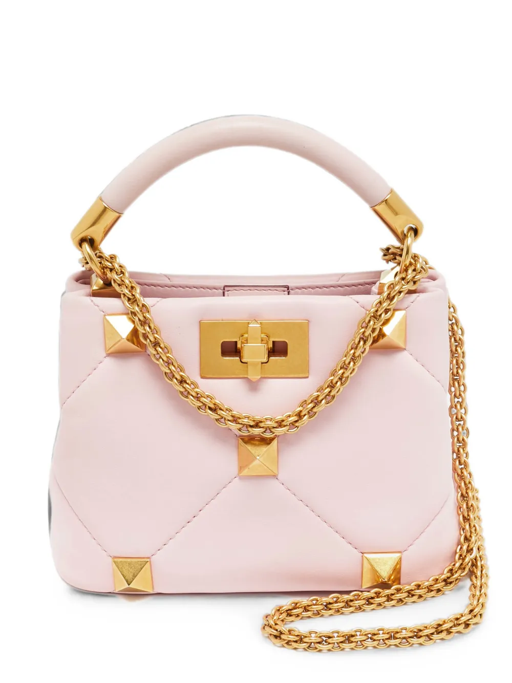 Valentino Garavani Pre-Owned mini Roman Stud tote bag - Rosa