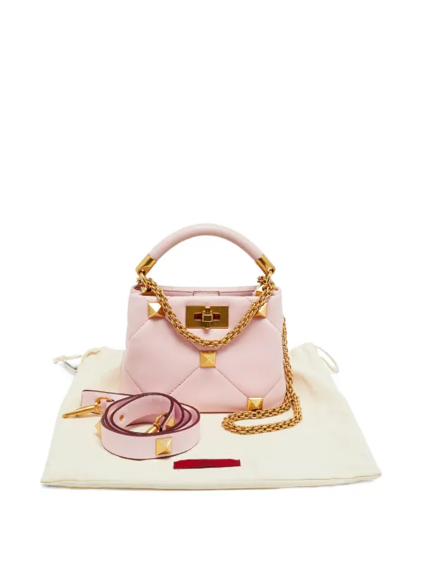 Valentino Garavani Pre-Owned ローマンスタッズ ハンドバッグ ミニ 