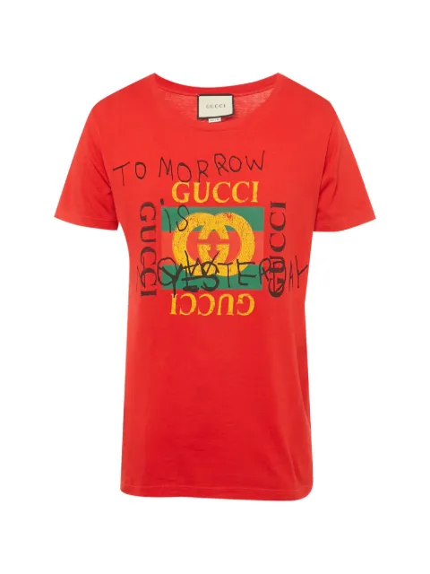 Gucci Pre-Owned logo-print T-shirt