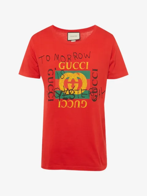 Gucci Pre-Owned logo-print T-shirt