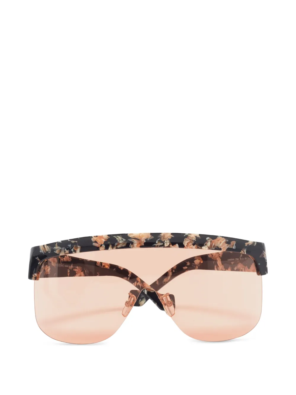 Loewe Pre-Owned Floral mask sunglasses - Schwarz