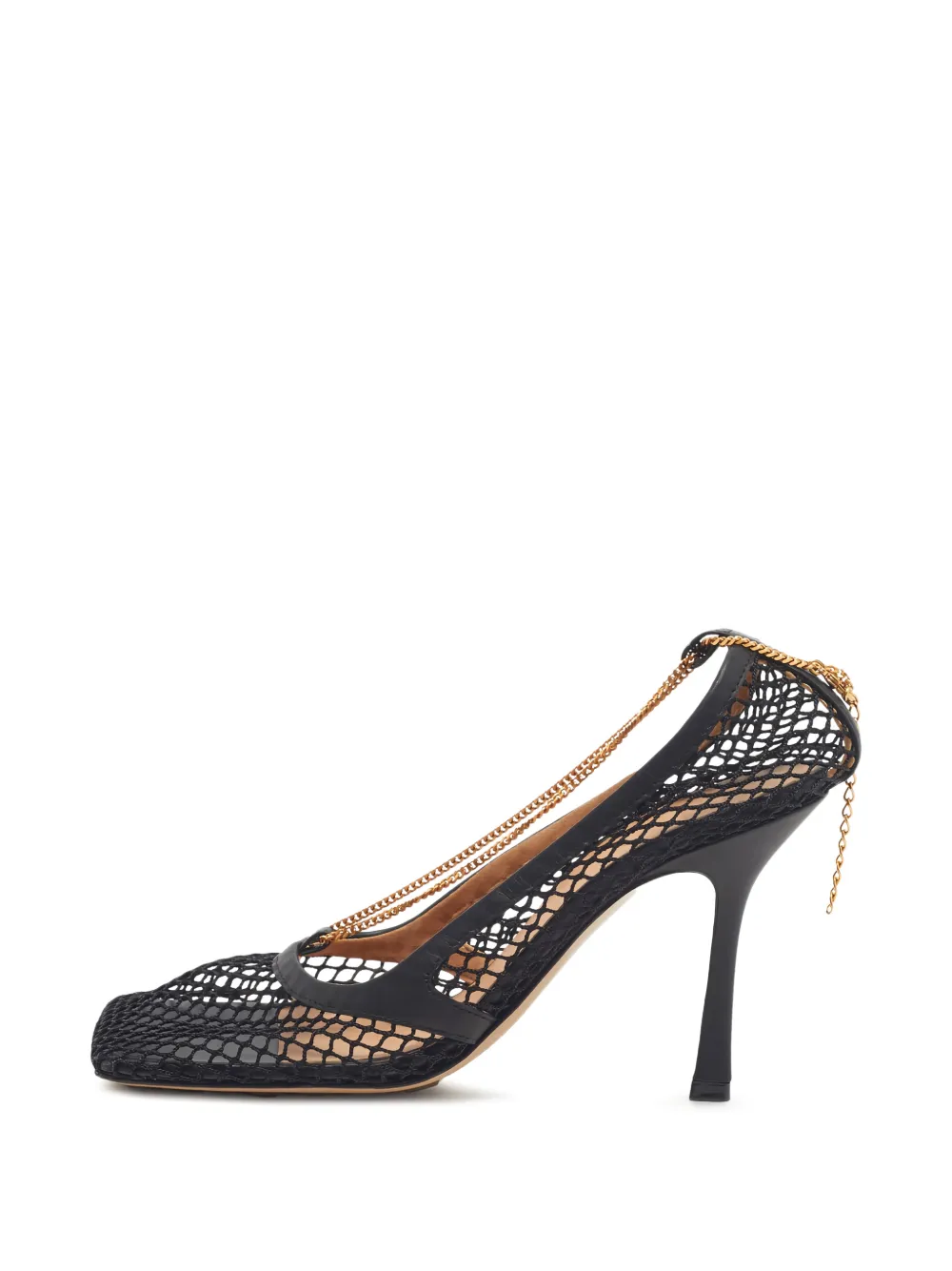 Bottega Veneta Pre-Owned Stretch mesh pumps - Nero