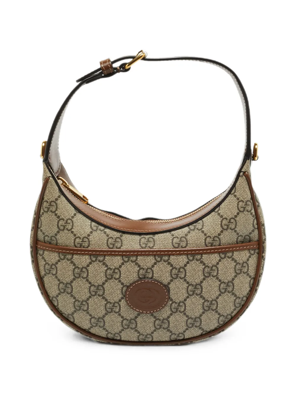 Gucci Pre-Owned Borsa a spalla GG Half Moon - Toni neutri