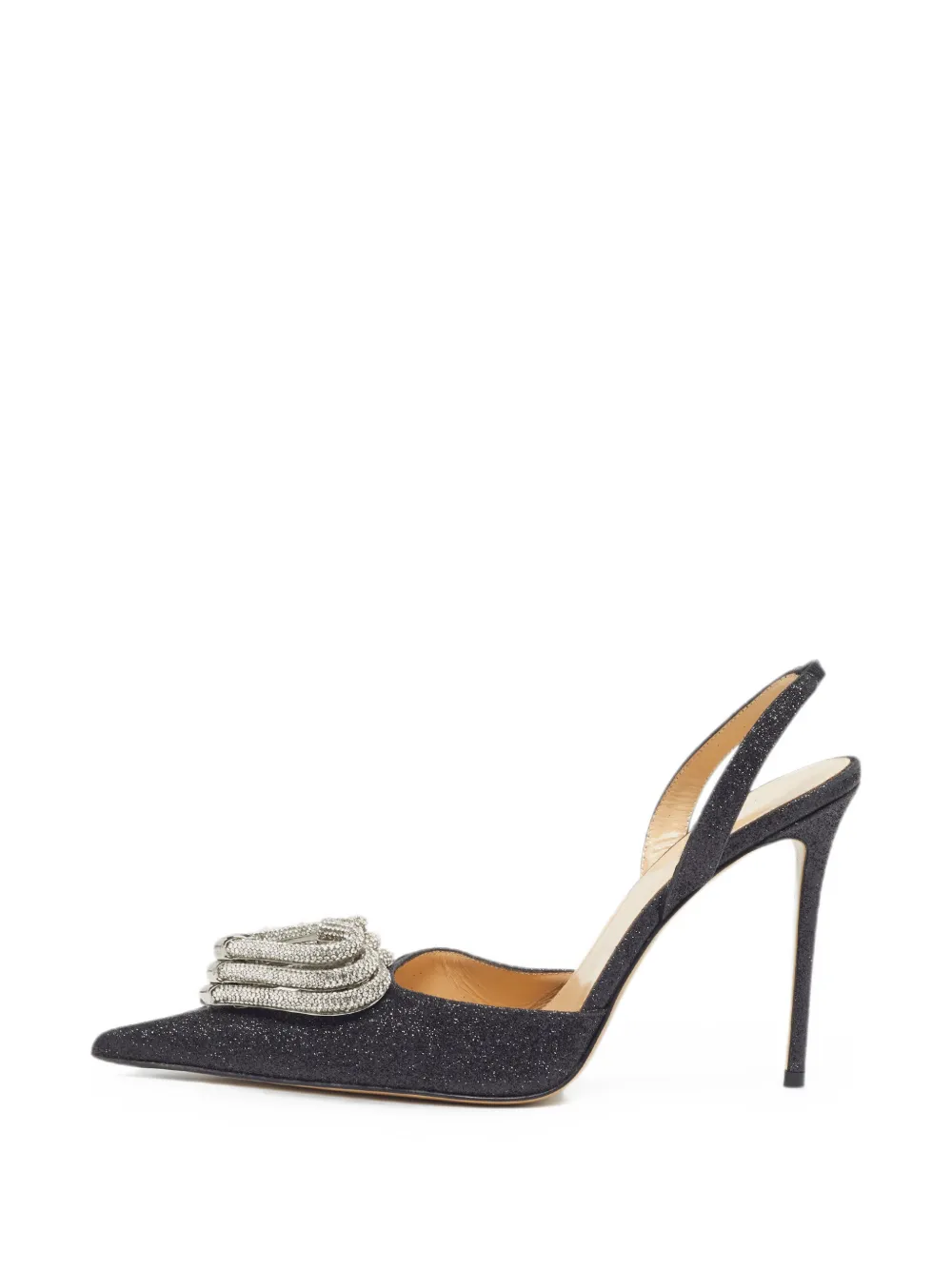 MACH & MACH crystal-embellished pumps - Nero