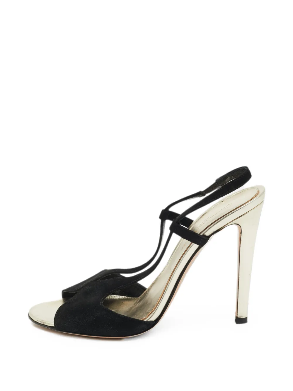 Gianvito Rossi Camoscio slingback heeled sandals - Black