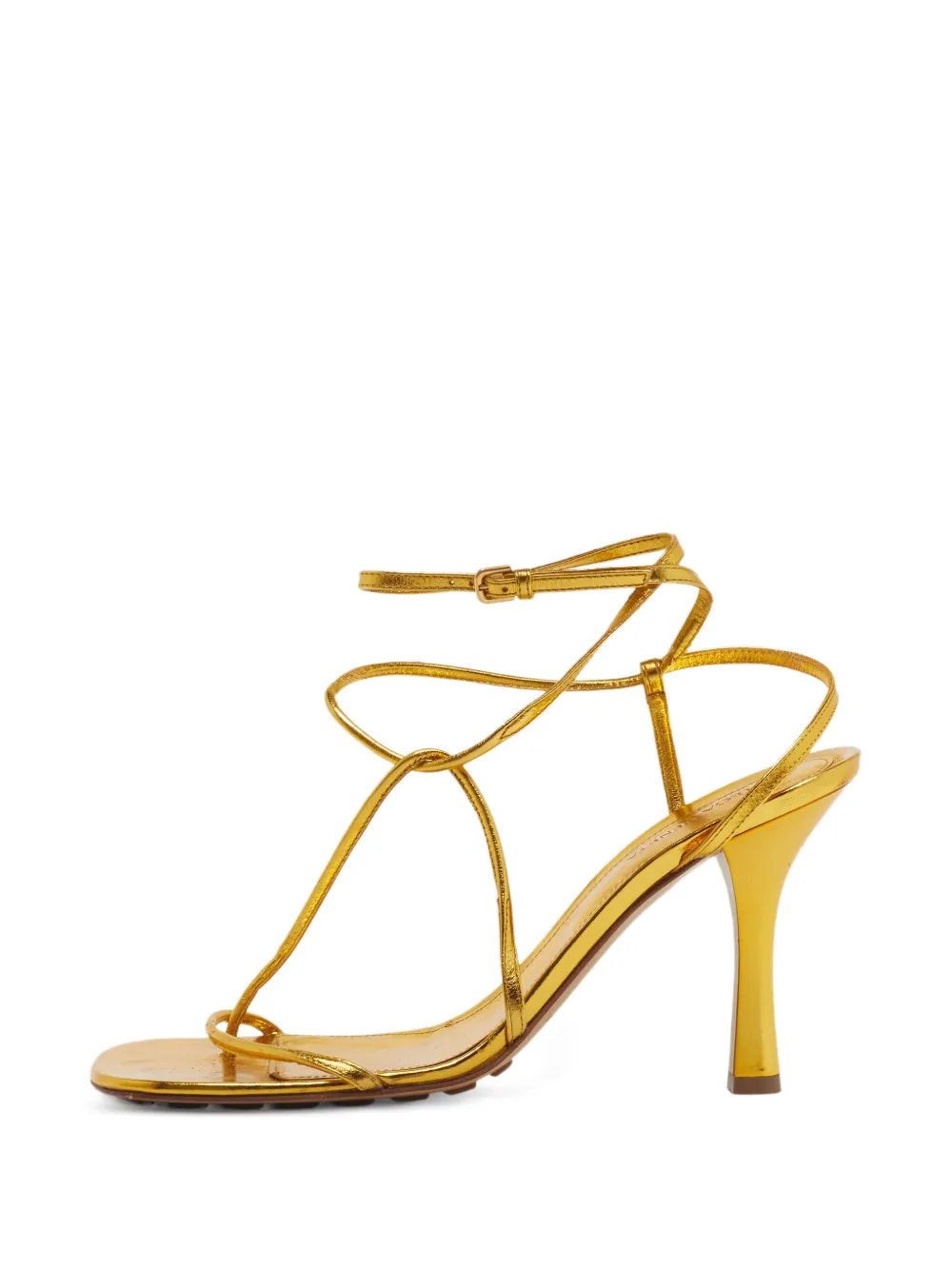 Bottega Veneta Pre-Owned Sandali The Line con cinturino alla caviglia - Oro
