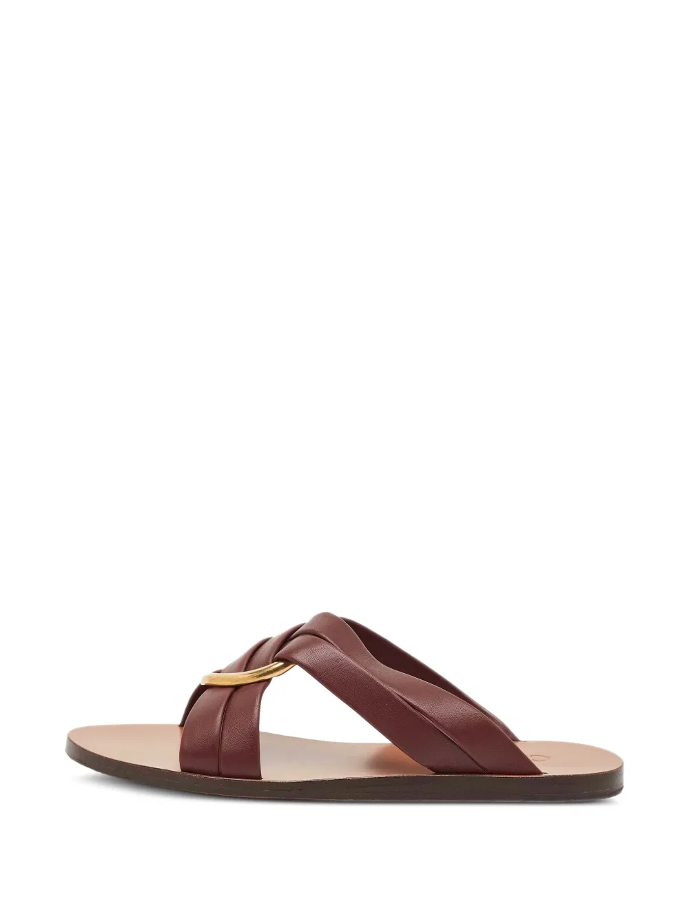 Chloé Pre-Owned Rony flat sandals - Rosso