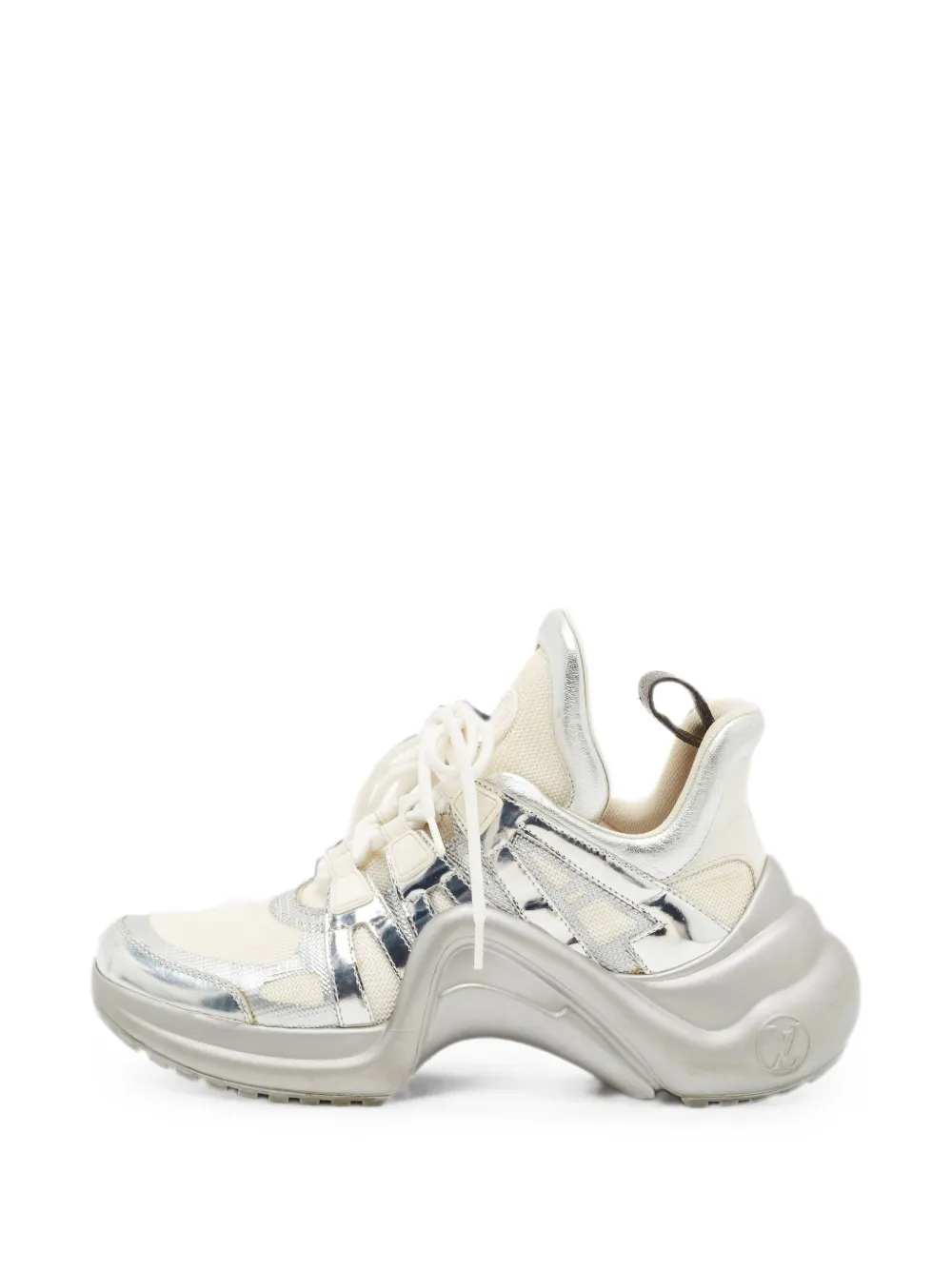 Louis Vuitton Pre-Owned Archlight mesh sneakers - Nude
