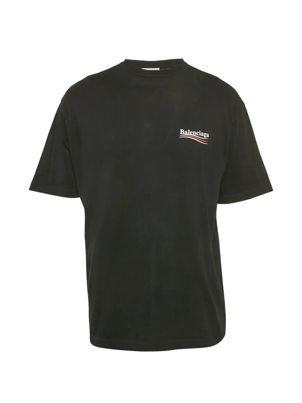 Balenciaga Pre-Owned logo-print oversized T-shirt - Nero