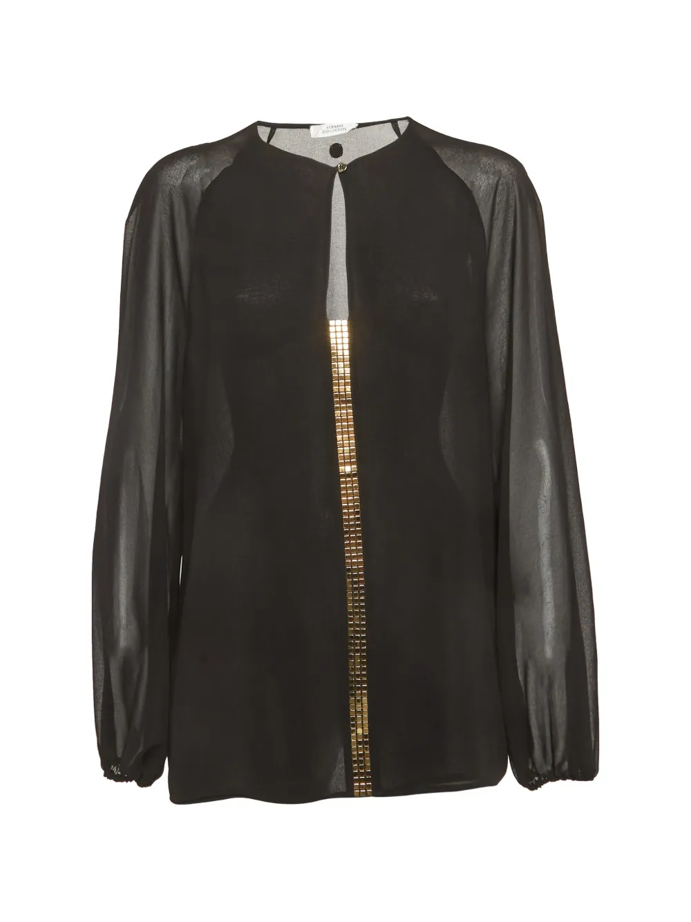 Versace Pre-Owned embellished-details blouse - Nero